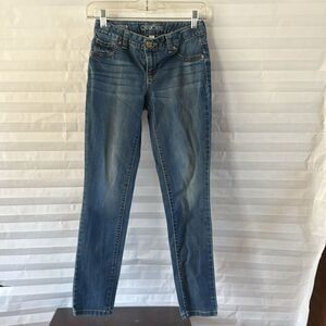 Cherokee Girls Medium Blue Super Skinny Jeans Size 12 Stretch Denim Pants